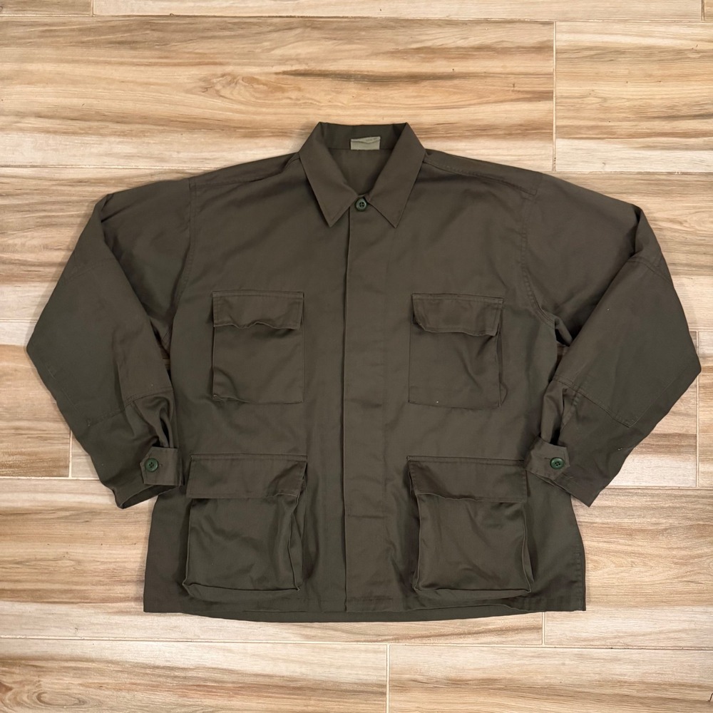 Rothco Ultra Force BDU Jacket Mens Large Regular Olive Drab Military Field Coat